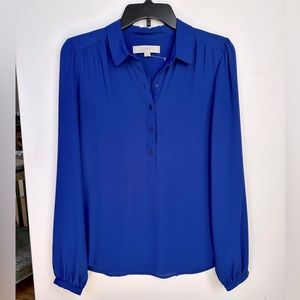 Beautiful Cobalt Blue Blouse NWOT